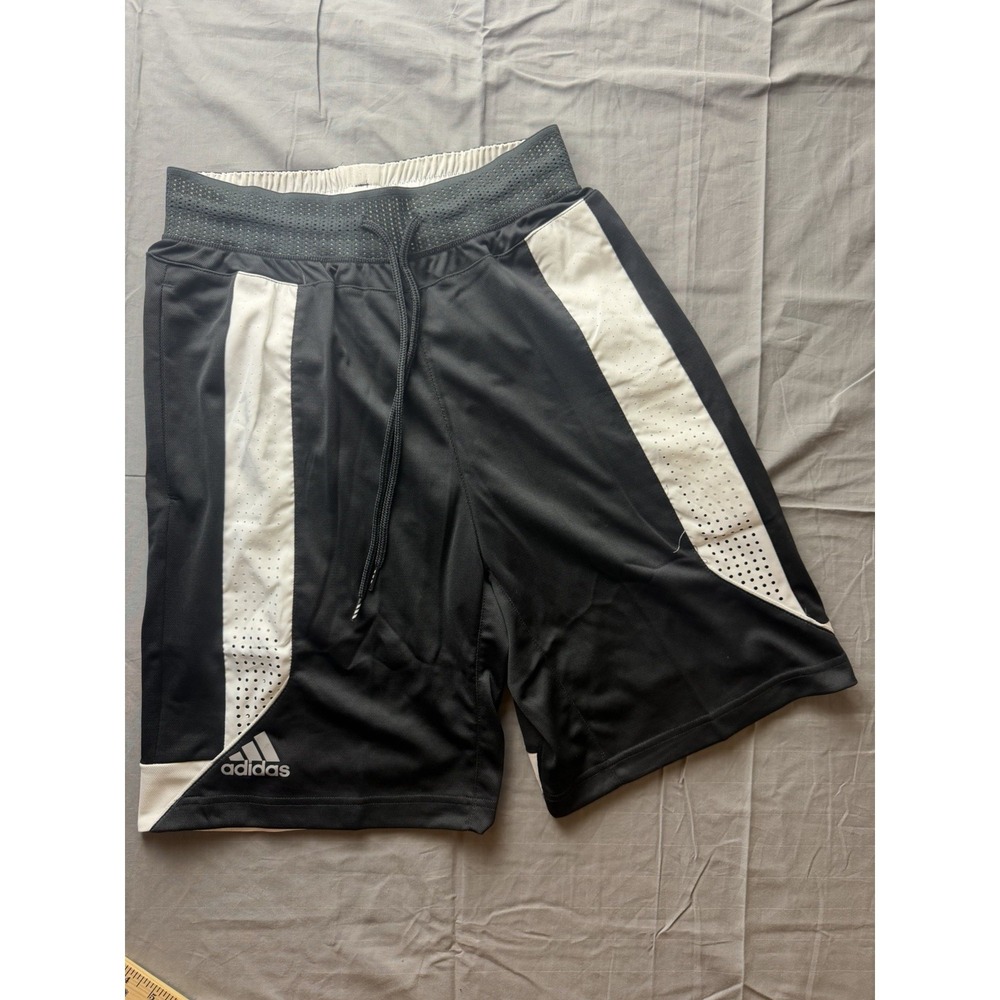Adidas Creator 365 Shorts Black Basketball Elastic Waist Men's Size Medium
